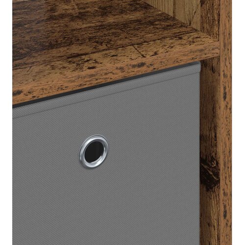  Kreveta s ladicama Staro drvo 88,5 x 29 x 84,5 cm Slike