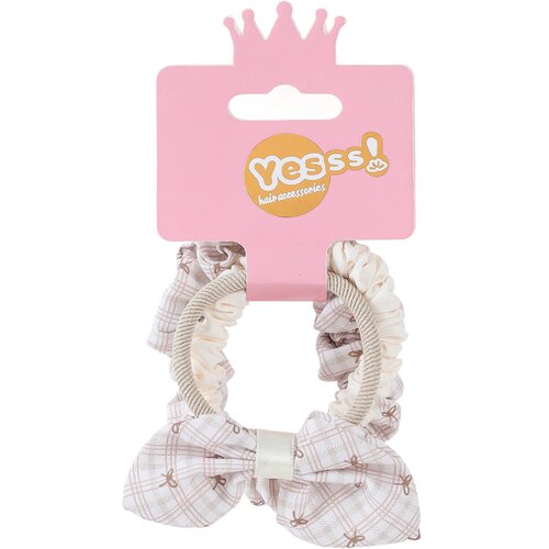 YESSS! dečje scrunchy gumice za kosu braon 2/1 Slike