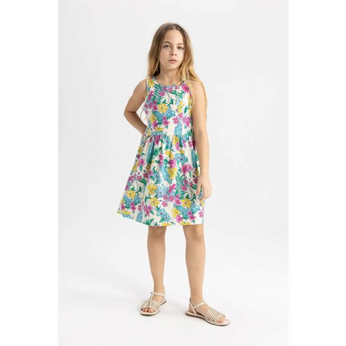 Defacto Girl Patterned Sleeveless Dress Slike