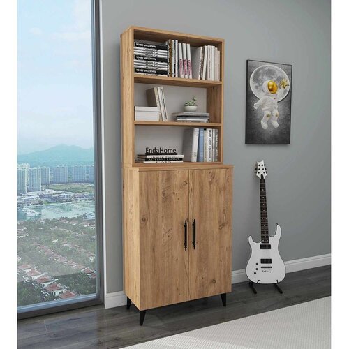 Hanah home polica za knjige oras, 65 cm, atlantski bor Cene
