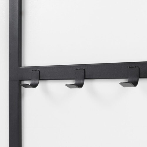 Spinder Design Črn kovinski set za hodnik Ivar &amp;ndash; Slike