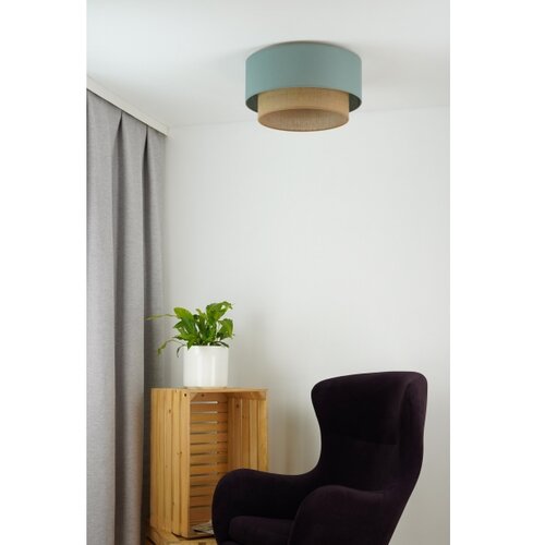  duolla - plafonsko svetlo boho 1xE27/15W/230V prečnik 45 cm zeleno/smeđe Slike