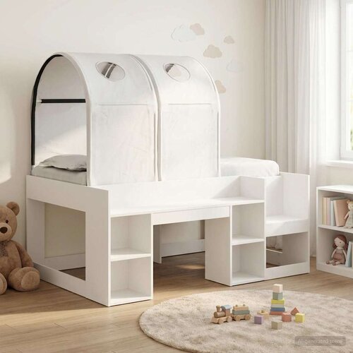  Krevet s Tunnels 4 pcs Bijela Konstruirano drvo Cene
