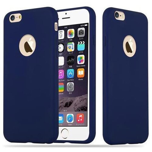 Cadorabo Case, združljiv z Apple v Candy Tarmno Blue - za&amp;scaron;čitna prevleka iz fleksibilnega silikona TPU, (20572271) Slike
