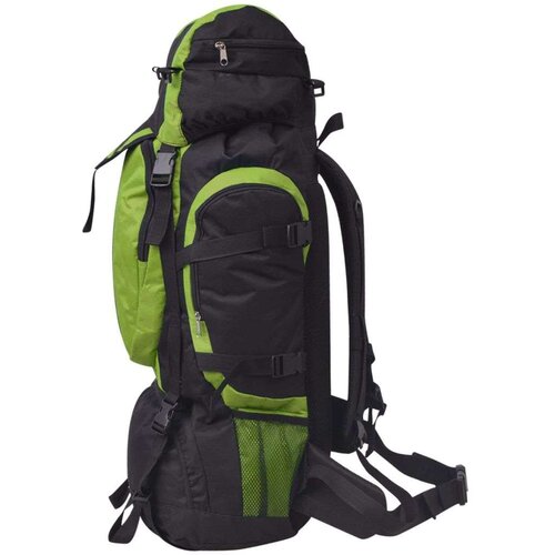 VidaXL ruksak za Planinarenje XXL 75 L Crno-Zeleni Slike