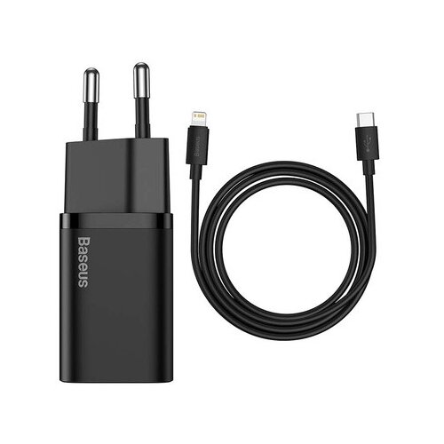 Baseus Super brzi punjač 20W sa USB-C kablom 1m crni Cijene