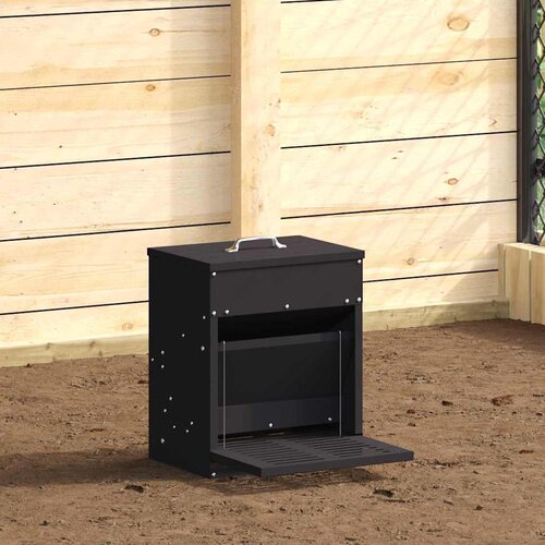 Feeder s nogom za piliće Crna 33 x 42 x 40 cm Cijene