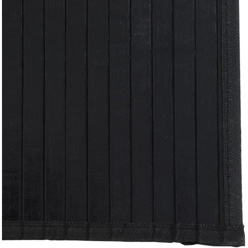  Pravokutni tepih crni 60x200 cm bambus Slike