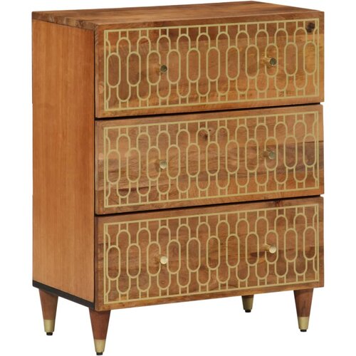 vidaXL Stranska omarica 60x33x75 cm trden mangov les Cene