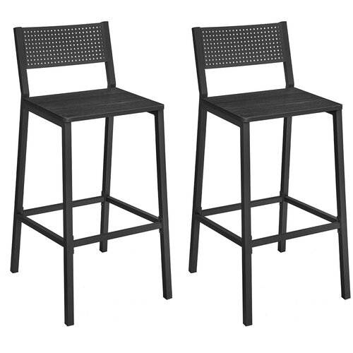 Songmics Set barskih stolov 50,7x43,1x97,2 cm antracit, (5000302530) Slike