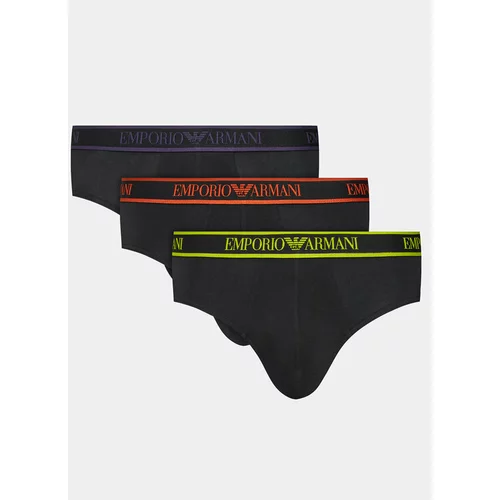 Emporio Armani Underwear Set 3 sponjic 111734 3F717 29821 Črna