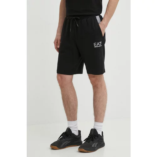 Ea7 Emporio Armani Kratke hlače za muškarce, boja: crna