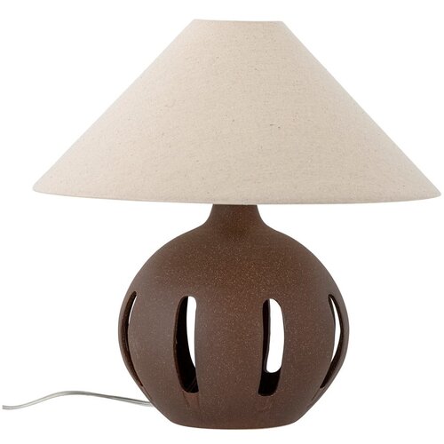 Bloomingville Krem stolna lampa s tekstilnim sjenilom (visina 40,5 cm) Liana &amp;ndash; Slike