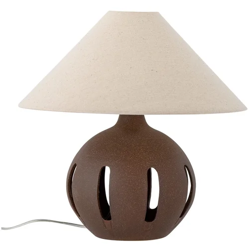 Bloomingville Krem stolna lampa s tekstilnim sjenilom (visina 40,5 cm) Liana –