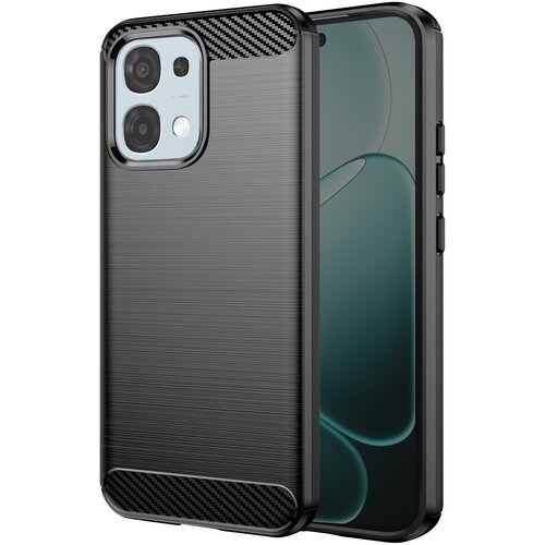 AVIZAR Ovitek za Oppo A6 Pro Učinek Karbona Mehka Za&scaron;čita proti Udarcem, Črna, (5000275118) Cene