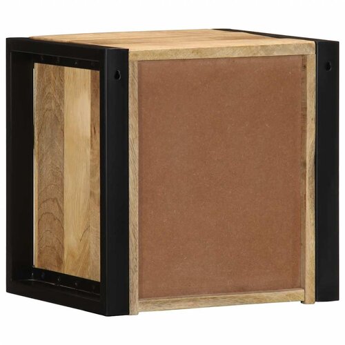  Noćni ormarići 2 kom 40x35x40 cm Puno grubo drvo Mango Smeđa Slike