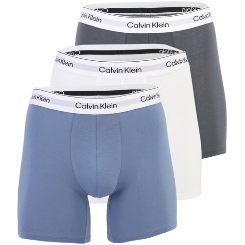 Calvin Klein Underwear Boksarice golobje modra / antracit / bela Cene