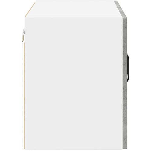  Zidni stakleni ormarić Lucca Betonska siva 60 x 31 x 40 cm Slike