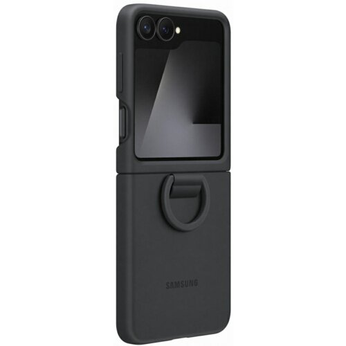 Samsung original Silicon Case with Ring ovitek EF-PF741TBE za Galaxy Z Flip 6 / Galaxy Z Flip7 - črn Cene