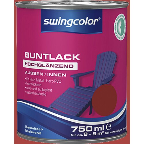 SWINGCOLOR Visokosijoči barvani lak (barva: svetlo rdeča; 750 ml) Cene