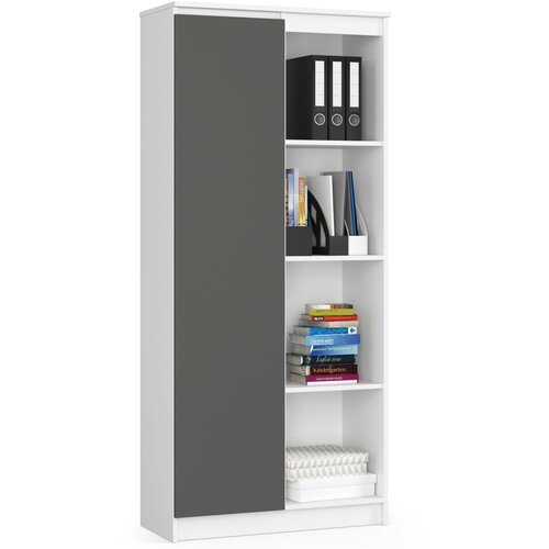 AKORD POLICA R80 1D 4P CLP BELO / SIVO, (21714227) Slike