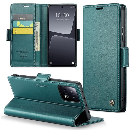 INORCO CASEME 023 Series Anti-Drop telefonska torbica za Xiaomi 13 PU usnjena prevleka, zaščitna torbica z blokiranjem RFID, (22036591) Cene