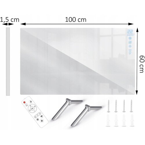 Berdsen BD-984 infracrveni panel grijalica 600 W Wi‑Fi bijela Slike