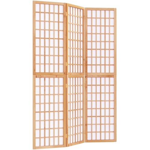 Maison Chic Zložljiv 3-delni Paravan - Sobne pregrade japonski stil 120x170 cm bele barve, (22111609) Cene