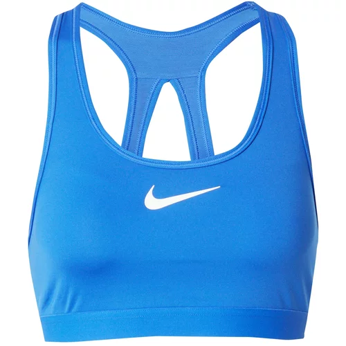 Nike Sportski grudnjak 'SWOOSH' kraljevsko plava / bijela