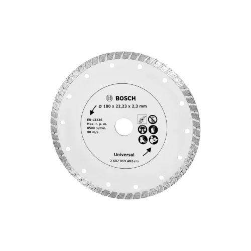 Bosch Accessories Dijamantna rezna ploča TS Turbo 180mm za građevni materijal 2607019482 Bosch 1 kom.