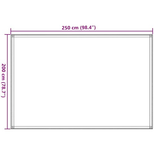  Tepih za &amp;scaron;ator 250 x 200 cm antracit Slike