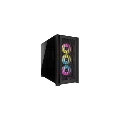 Corsair iCUE 5000D RGB AIRFLOW Tempered Glass, Mid-Tower Case 3x AF120 RGB ELITE Fans