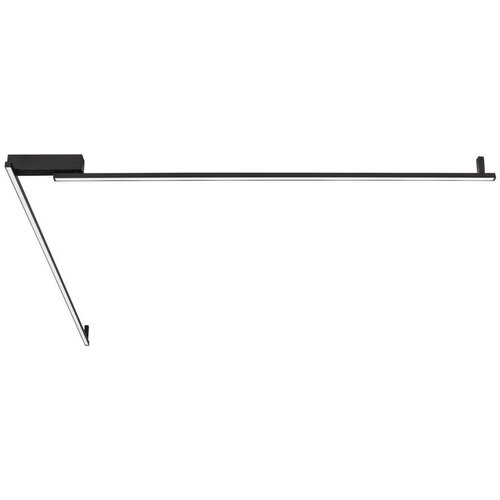 Nova Luce Mat črna aluminijasta LED zatemnitvena stropna svetilka 4x309 cm Briana &ndash; Cene