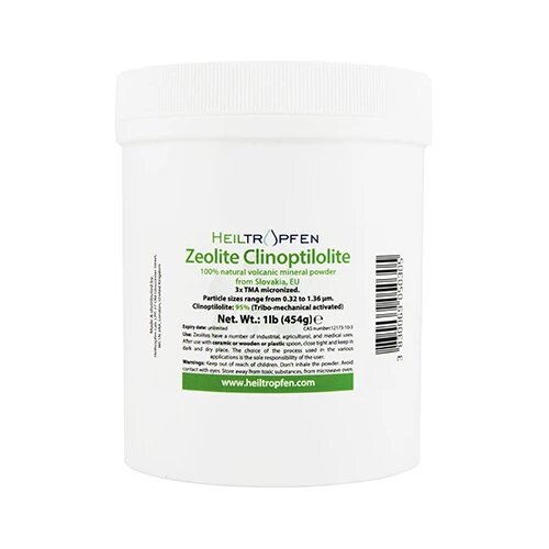 Heiltropfen Zeolit klinoptilolit - trojno TMA mikroniziran (454 g) Cene