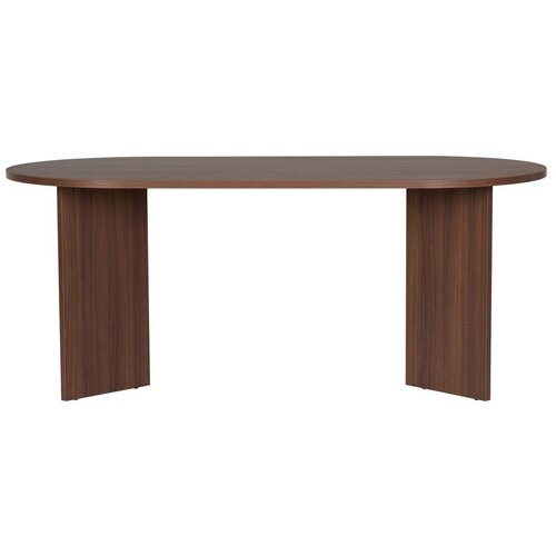 Hanah home Sablin - Walnut Walnut Dining Table Slike