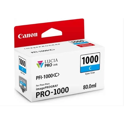 Tinta CANON PFI-1000 CYAN