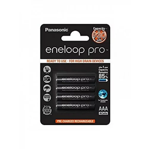Panasonic Eneloop Pro baterija AAA, 4 kos