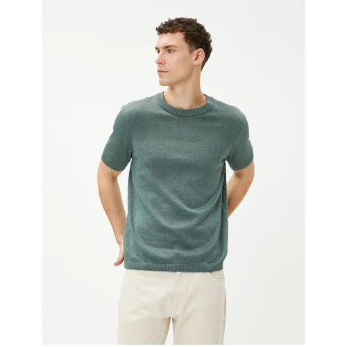 Koton Basic Sweater Short Sleeve Crew Neck