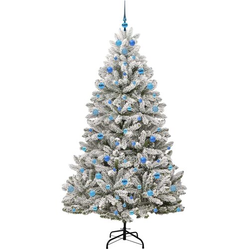  Umjetno božićno drvce 210 cm 300 LED lampica Topla bijela Slike