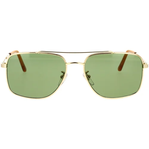 Retrosuperfuture Occhiali da Sole Volo Mineral Green TL5 Gold