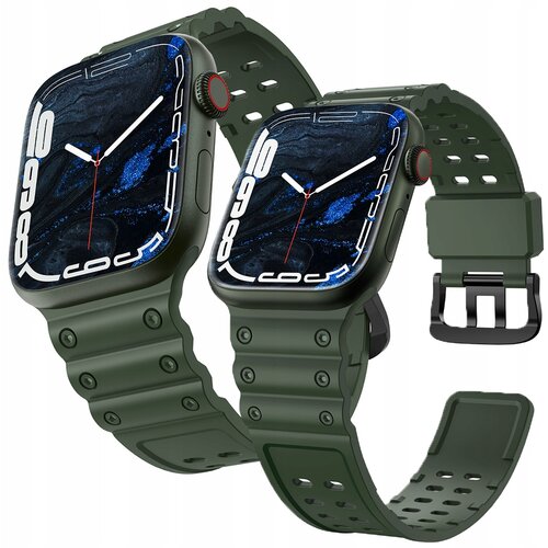 HURTEL strap pa&scaron;ček opaska do apple watch SE/8/7/6/5/4/3/2/1 41/40/38MM zielony, (21910458) Cene