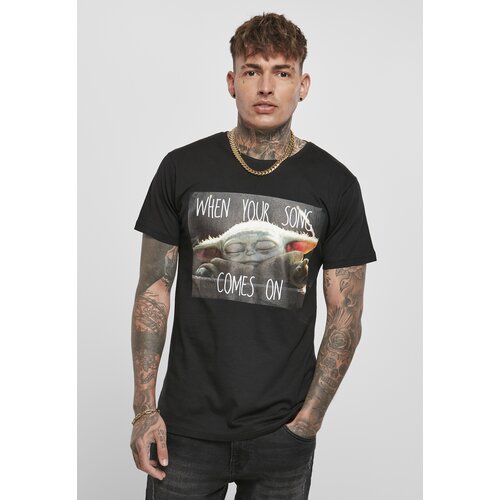 Merchcode Children&amp;#039;s T-shirt Yoda Song black Slike