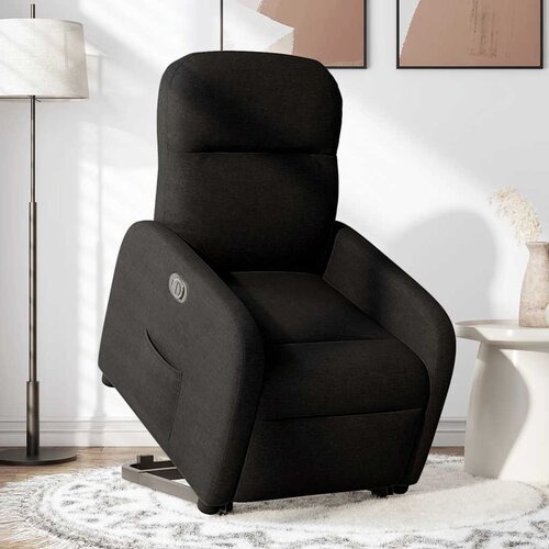 Maison Chic Električni naslanjač - Relax naslanjač s funkcijo vstajanja črn, (22061581) Cene
