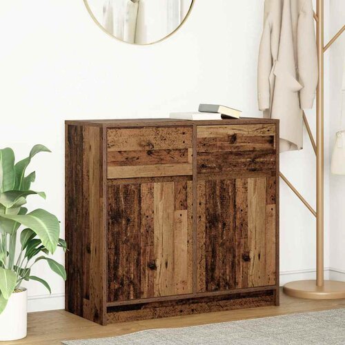  Komoda s ladicama staro drvo 80x34x76 cm konstruirano drvo Cijene