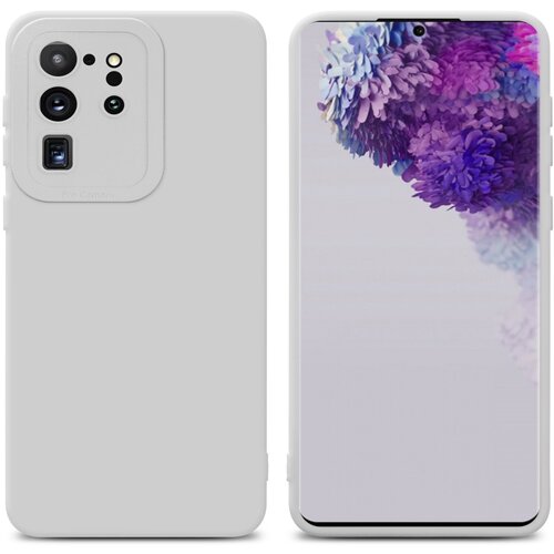  Ohišje, združljiv s Samsungom v tekoči beli barvi - zaščitni pokrov iz fleksibilnega silikona TPU, (20604020) Cene