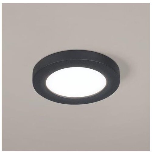 Eglo LED okrogla vgradna svetilka Fueva Flex (5,5 W, Ø x V: 11,7 x 0,2 cm, Črna, Nevtralno bela) Cene