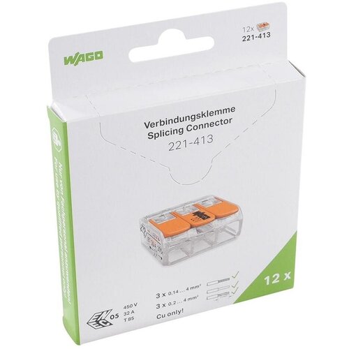 Wago klema pp l 3x0.2 4mm2 12kom Cene