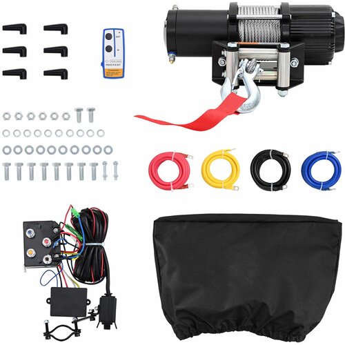 VidaXL Električno vitlo PVC Crna Slike