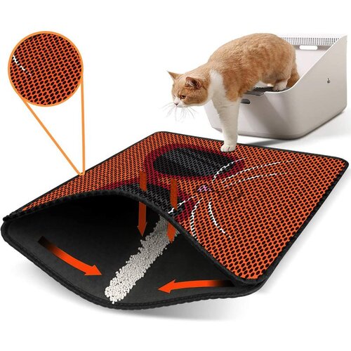 WALLXPERT Nrszn0234 Multicolor Cat Litter Mat Cene