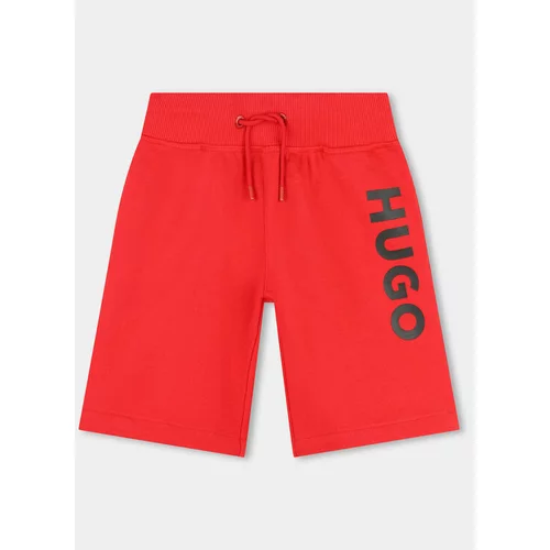 Hugo Športne kratke hlače G00034 S Rdeča Regular Fit